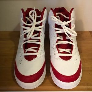 New Red & White Air Jordans - Size 6.5Y